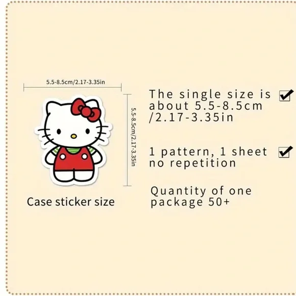 Hello Kitty Stickers Set - Picture 3 of 3